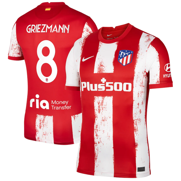 Camiseta Atletico Madrid Griezmann 8 Primera Equipación 2021/2022
